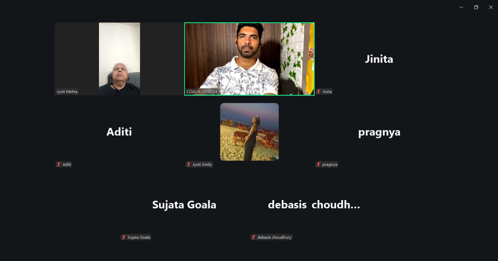Coach Gireesh Live Inner Healing Class
